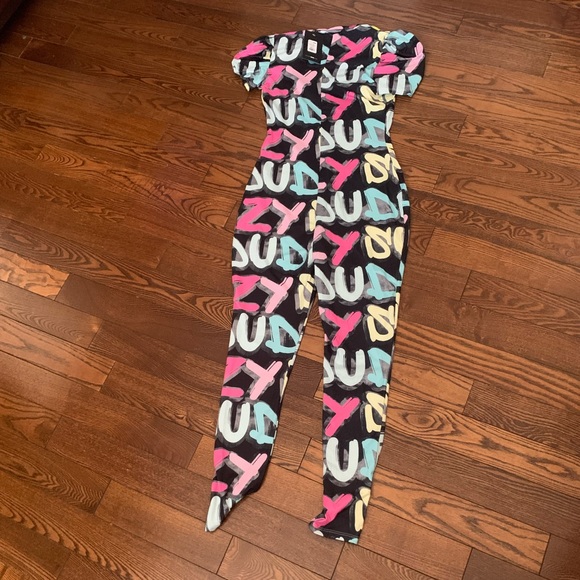 Fashion Nova graffiti jumpsuit - Picture 3 of 8